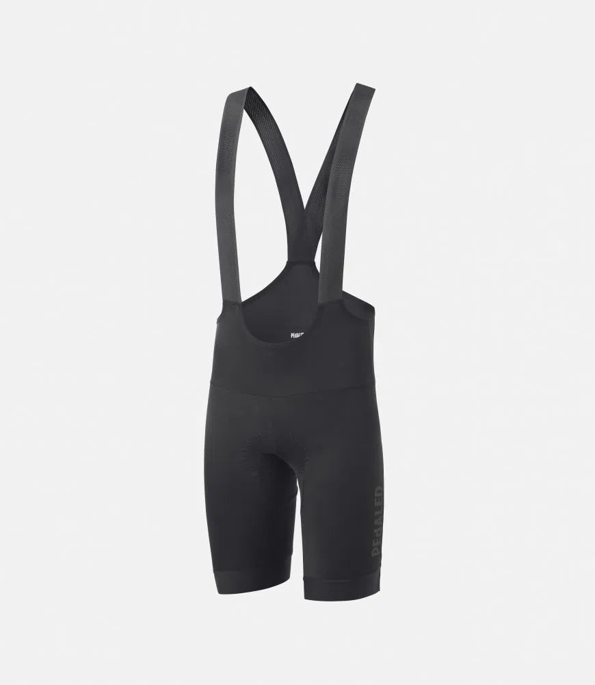 PEDALED Mirai Lightweight Bibshorts - Charcoal Gray-Bib Shorts-