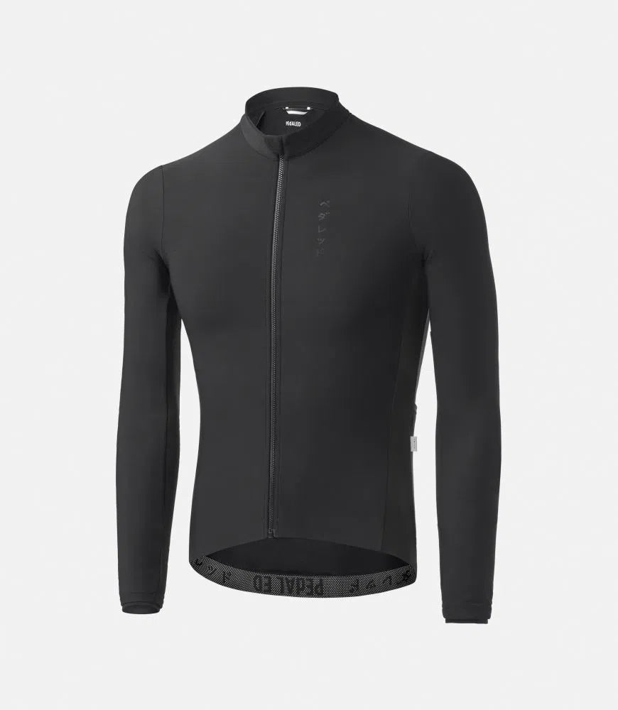 PEDALED Mirai Long Sleeve Jersey - Black-Long Sleeve Jerseys-