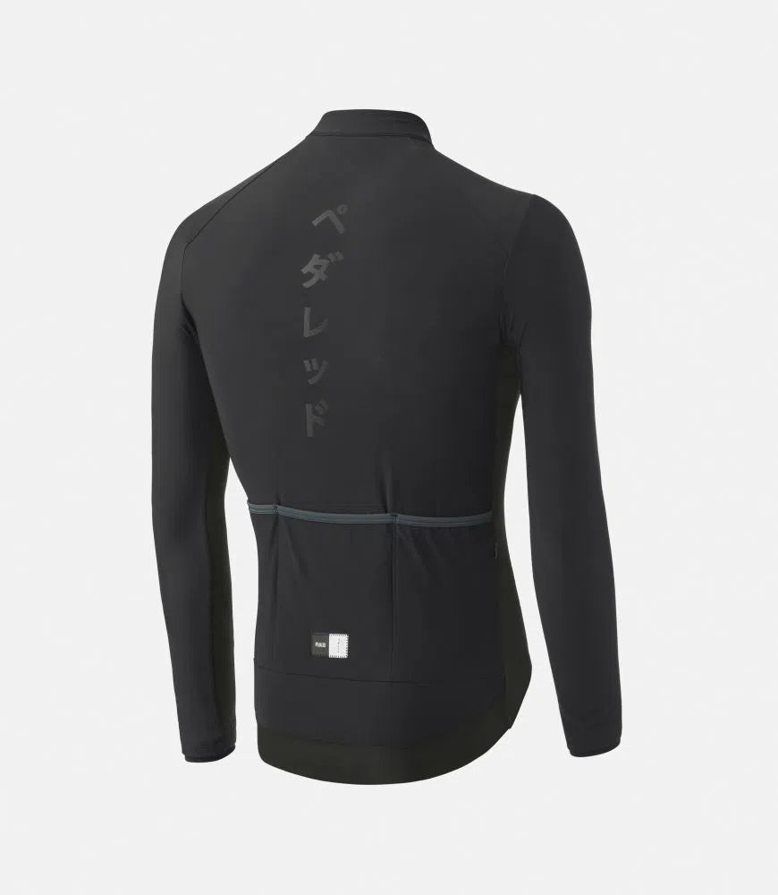 PEDALED Mirai Long Sleeve Jersey - Black-Long Sleeve Jerseys-