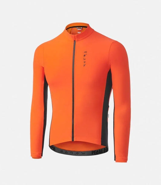 PEDALED Mirai Long Sleeve Jersey - Orange Default Pedaled 