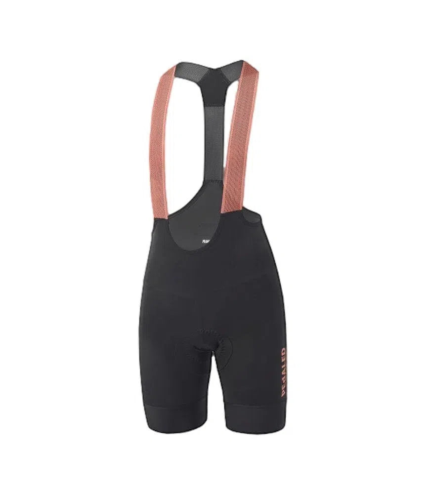 PEDALED Mirai Women Bib Shorts - Brick Red-Women Bib Shorts-