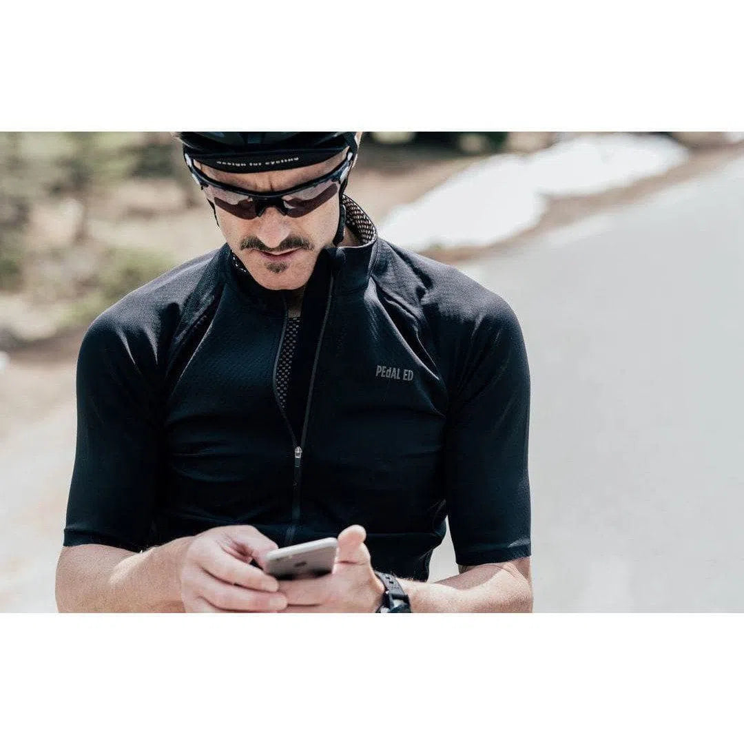 PEDALED SHAWA Waterproof Jersey - Black Default Velodrom Barcelona 