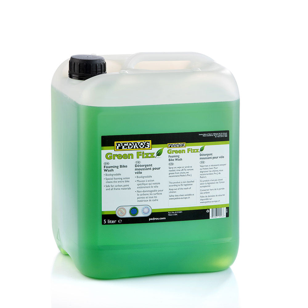 PEDRO'S GREEN FIZZ FOAMING BIKE WASH - 5 liters