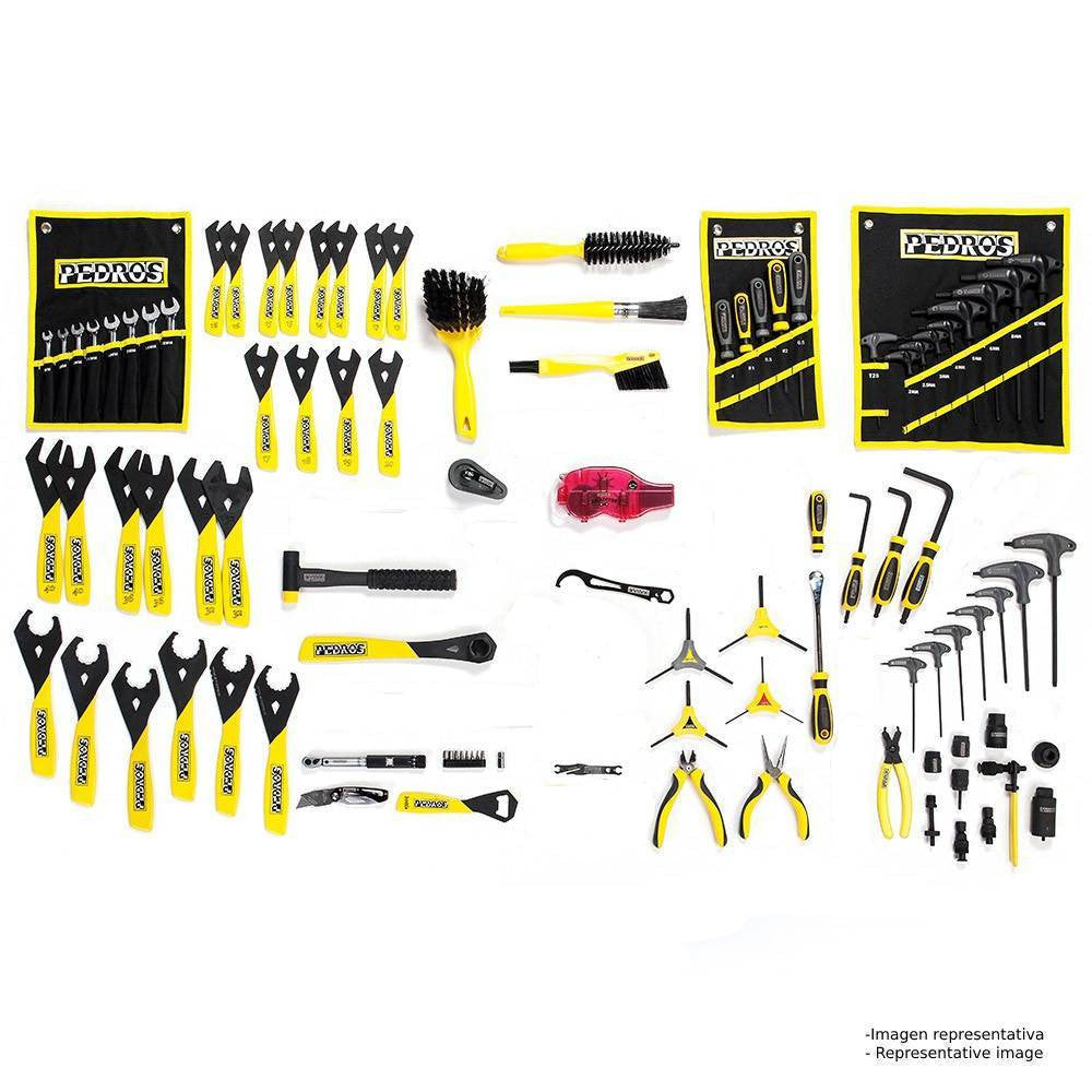 PEDRO'S MASTER BENCH TOOL KIT - Black