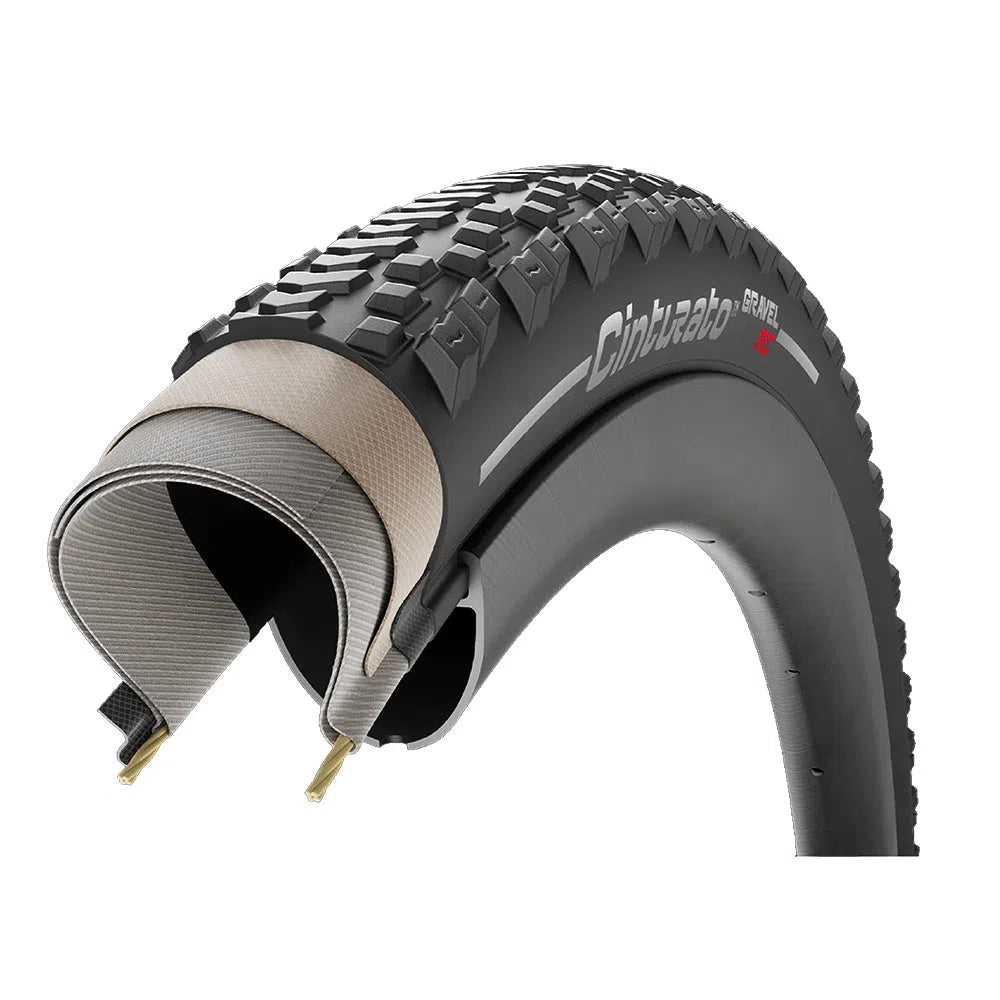 PIRELLI Cinturato Gravel RC Tyre - Black-Gravel Tyres-