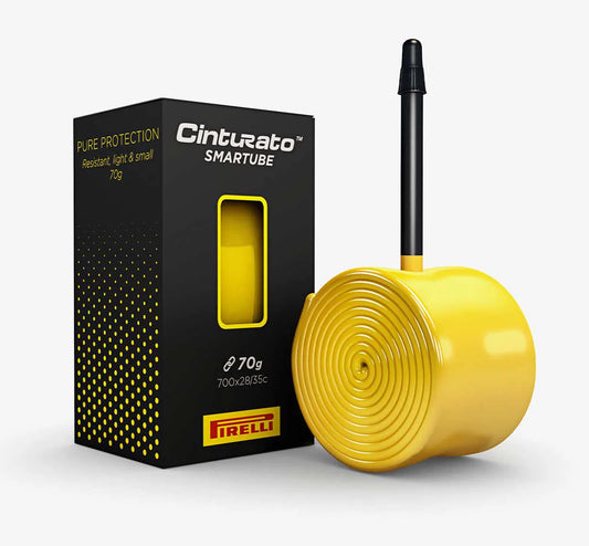 PIRELLI Cinturato Smartube 40/55x650 Presta 60mm - Yellow-Spare Tubes-8019227409468