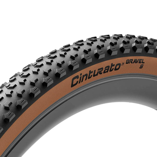 PIRELLI Gravel Tyre Cinturato S - Classic Tan-Gravel Tyres-8019227416213