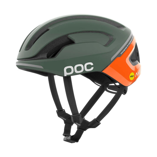 POC Omne Beacon Mips Cycling Helmet - Epidote Green Matt/Orange-7325549890091-PC107758632SML1
