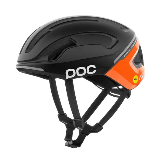 POC Omne Beacon Mips Cycling Helmet - Uranium Matt Black/Orange-