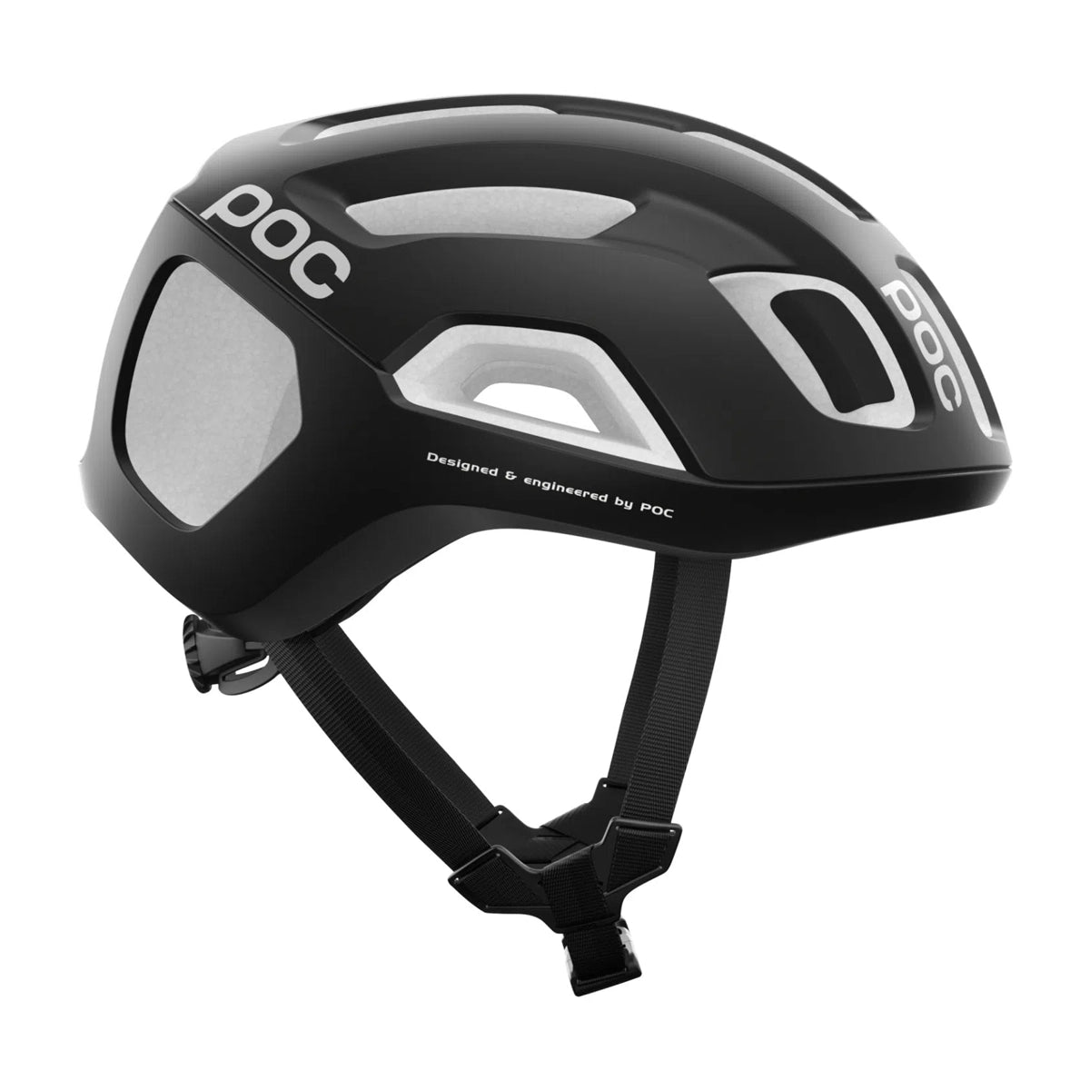 POC Ventral Air MIPS NFC Cycling Helmet - Uranium Black/Hydrogen White-Helmets-