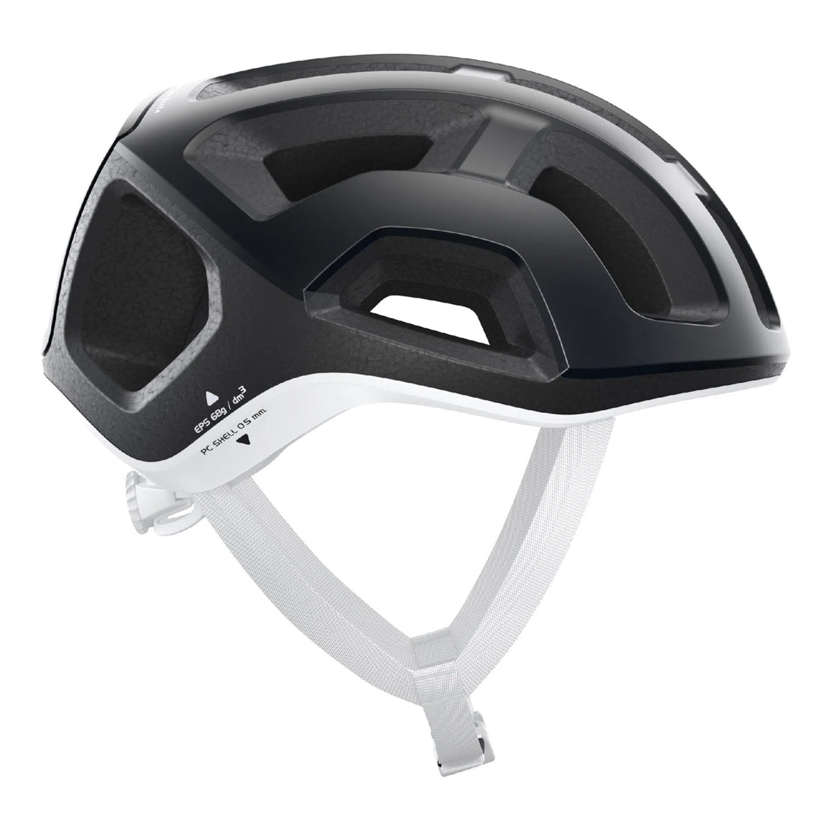 POC Ventral Lite Cycling Helmet - Uranium Black/Hydrogen white-Helmets-