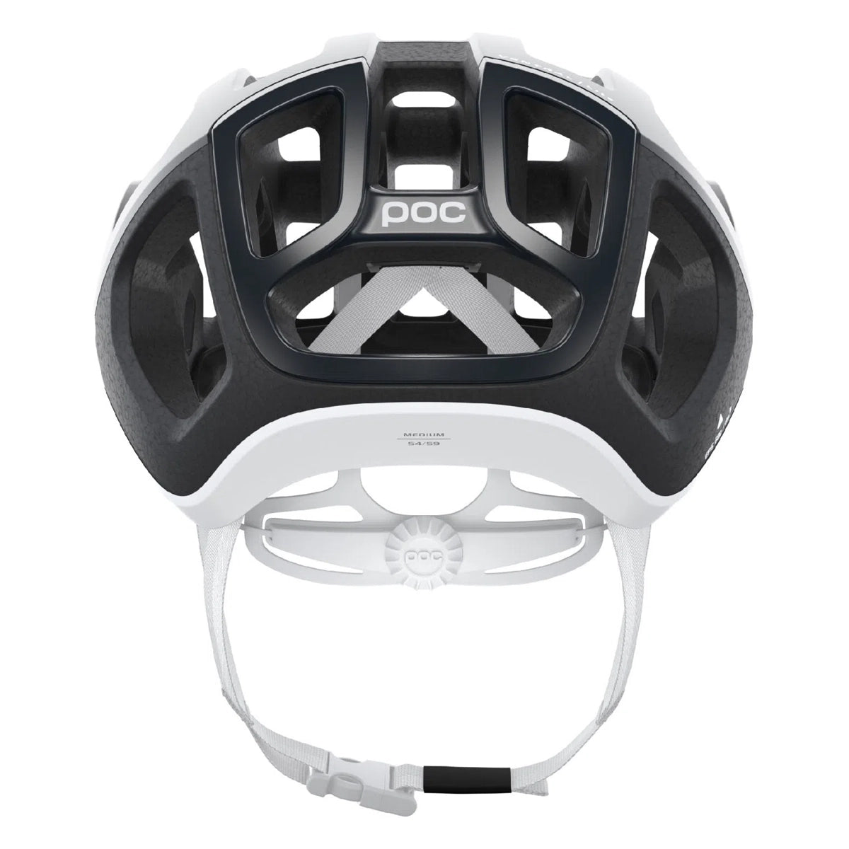 POC Ventral Lite Cycling Helmet - Uranium Black/Hydrogen white-Helmets-