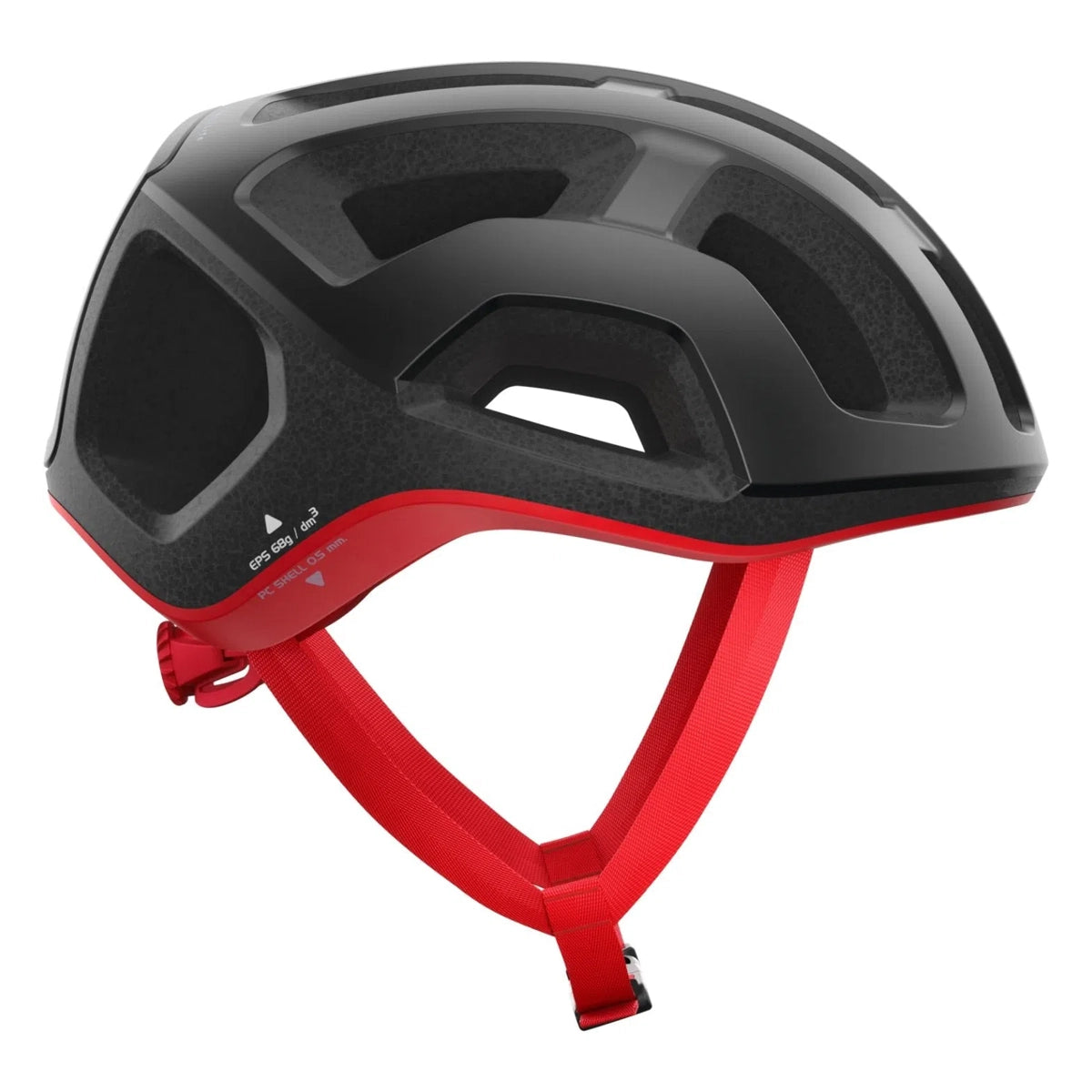 POC Ventral Lite Cycling Helmet - Uranium Black/Red-Helmets-