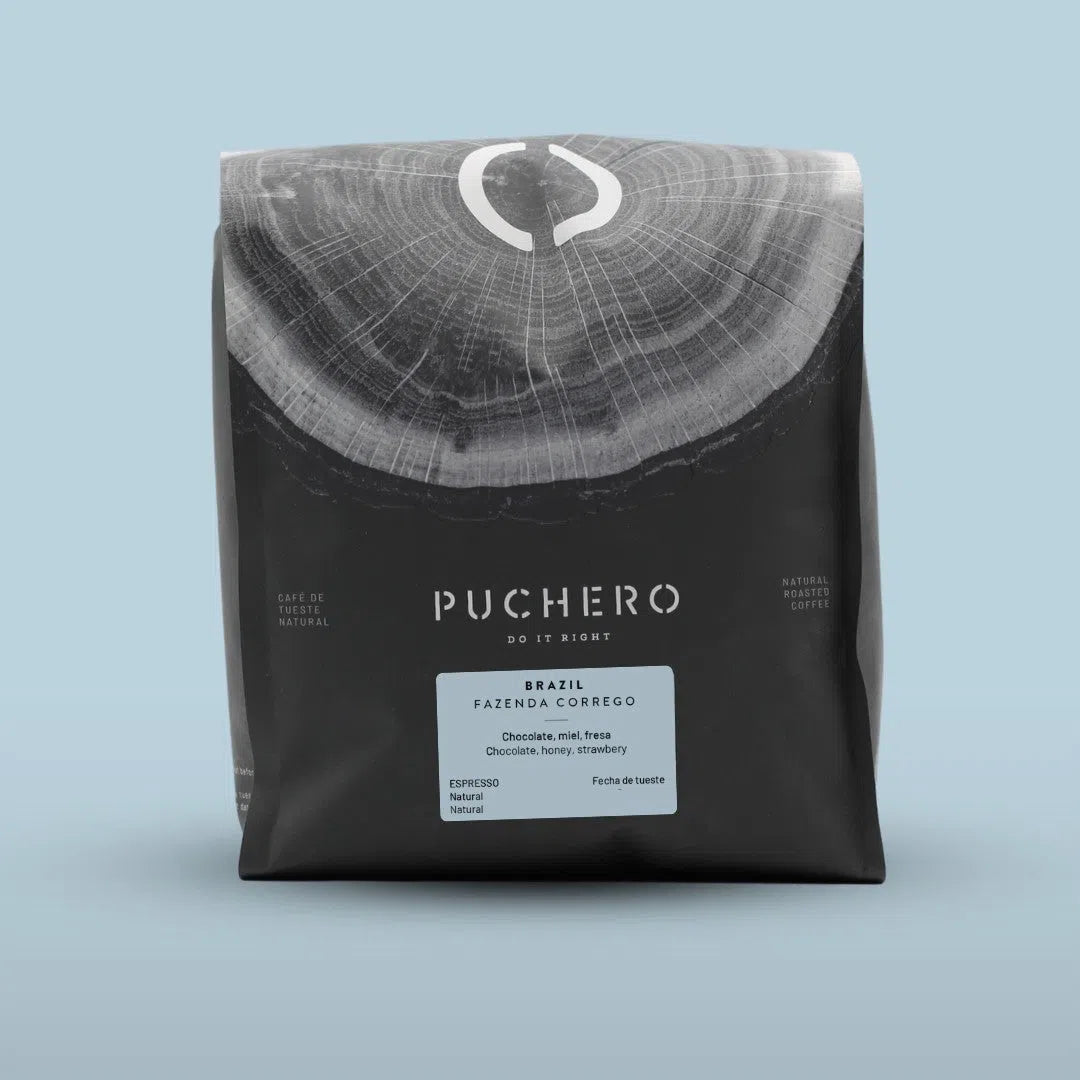 PUCHERO Coffee Brasil Fazenda Corrego - Natural Espresso-Food-50582089