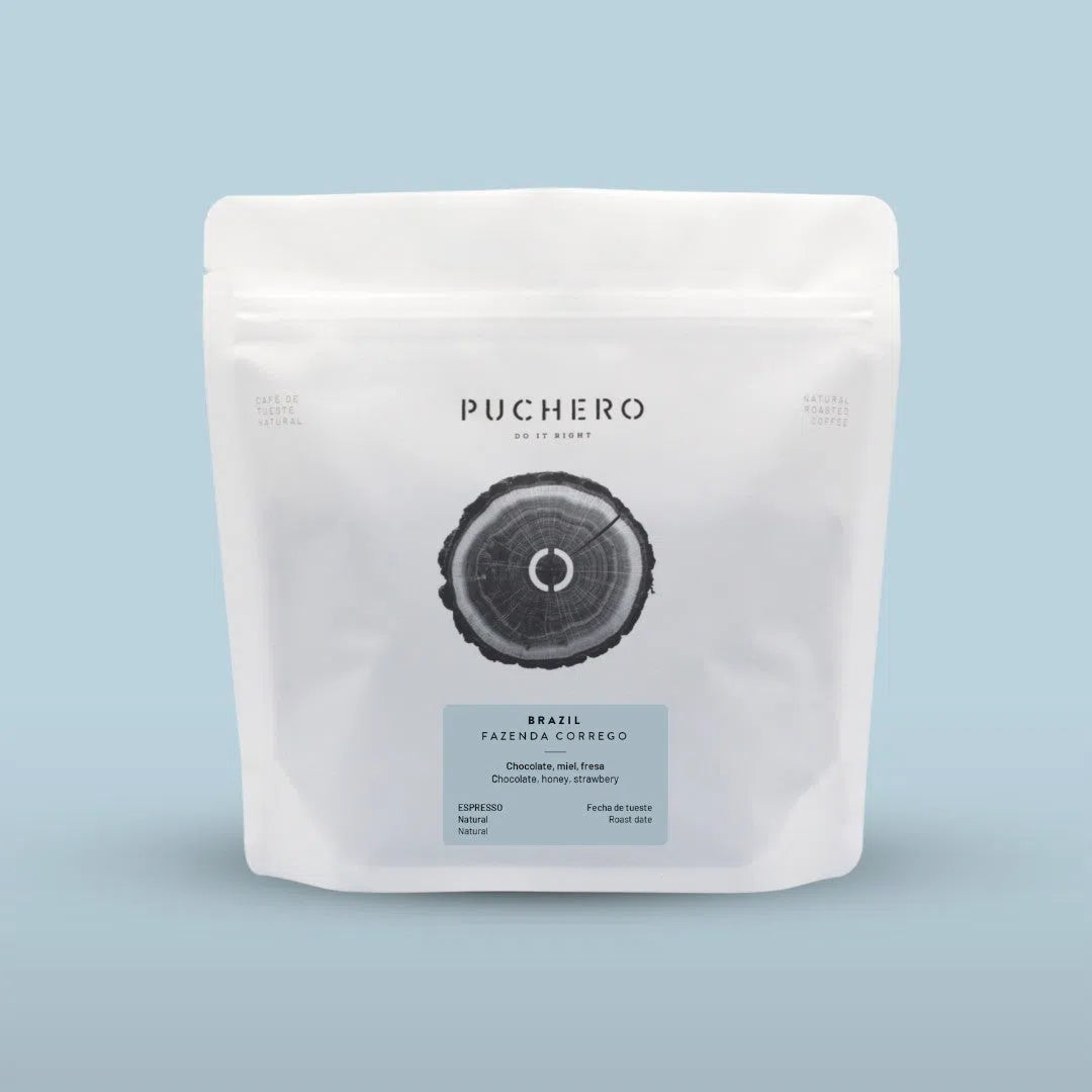 PUCHERO Coffee Brasil Fazenda Corrego - Natural Espresso-Food-50582089