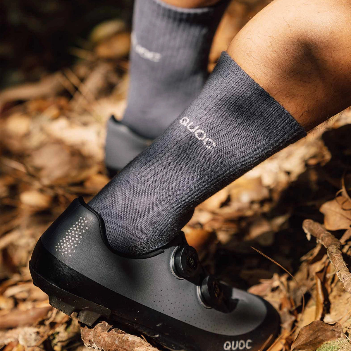 QUOC ALL ROAD SOCKS - CHARCOAL