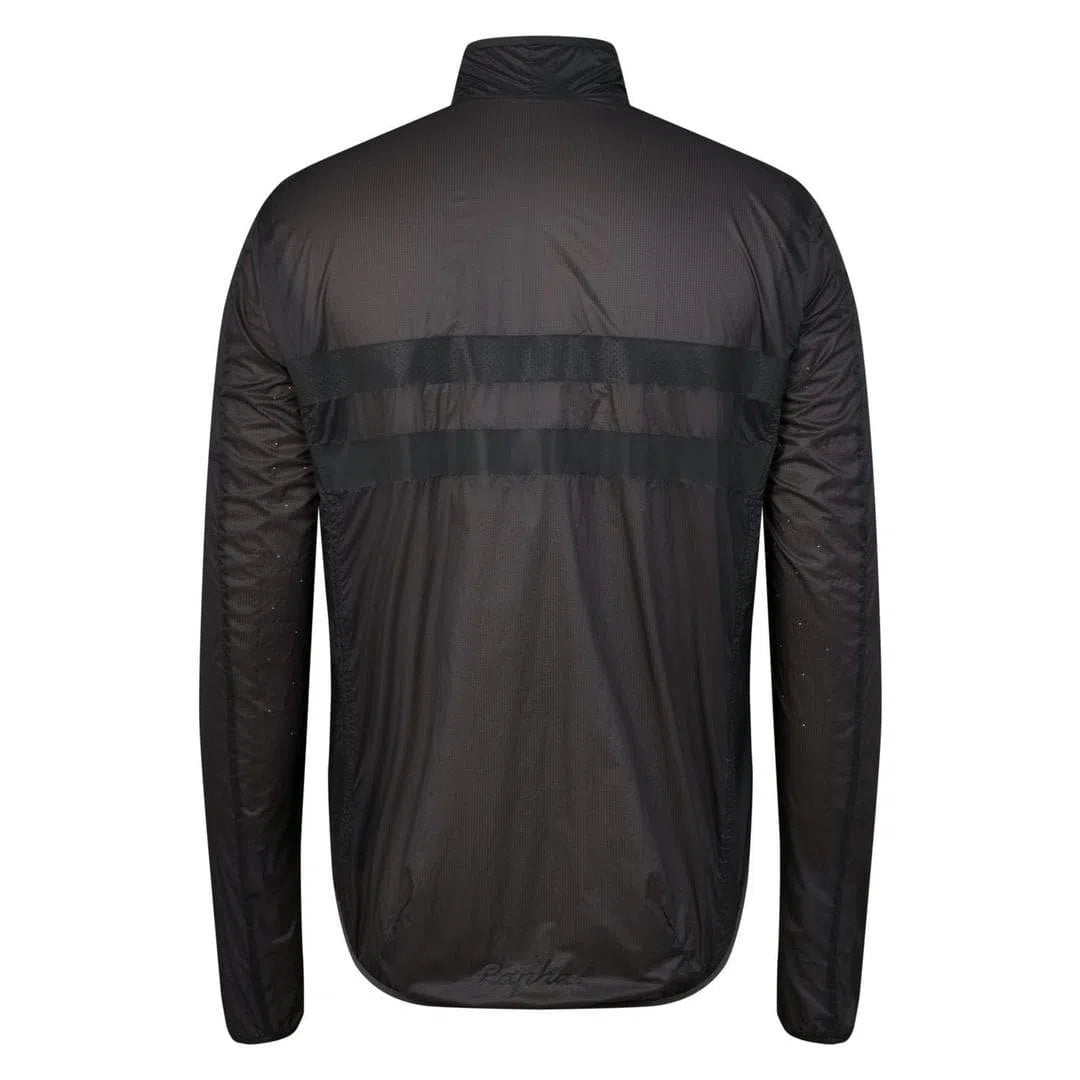 RAPHA Brevet Flyweight Wind Jacket Carbon Grey Default Velodrom Barcelona 