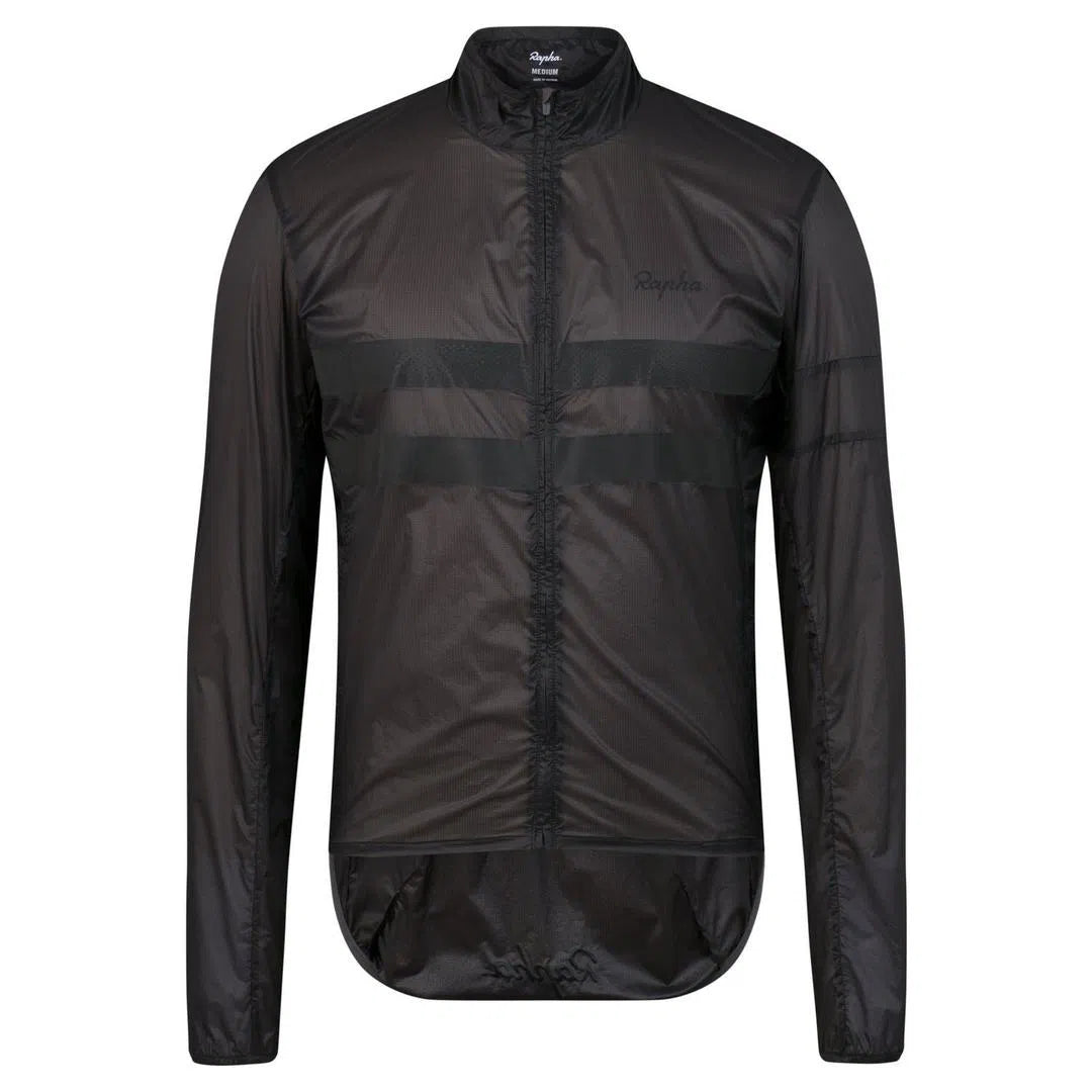 RAPHA Brevet Flyweight Wind Jacket - CBN Carbon Grey-Velodrom