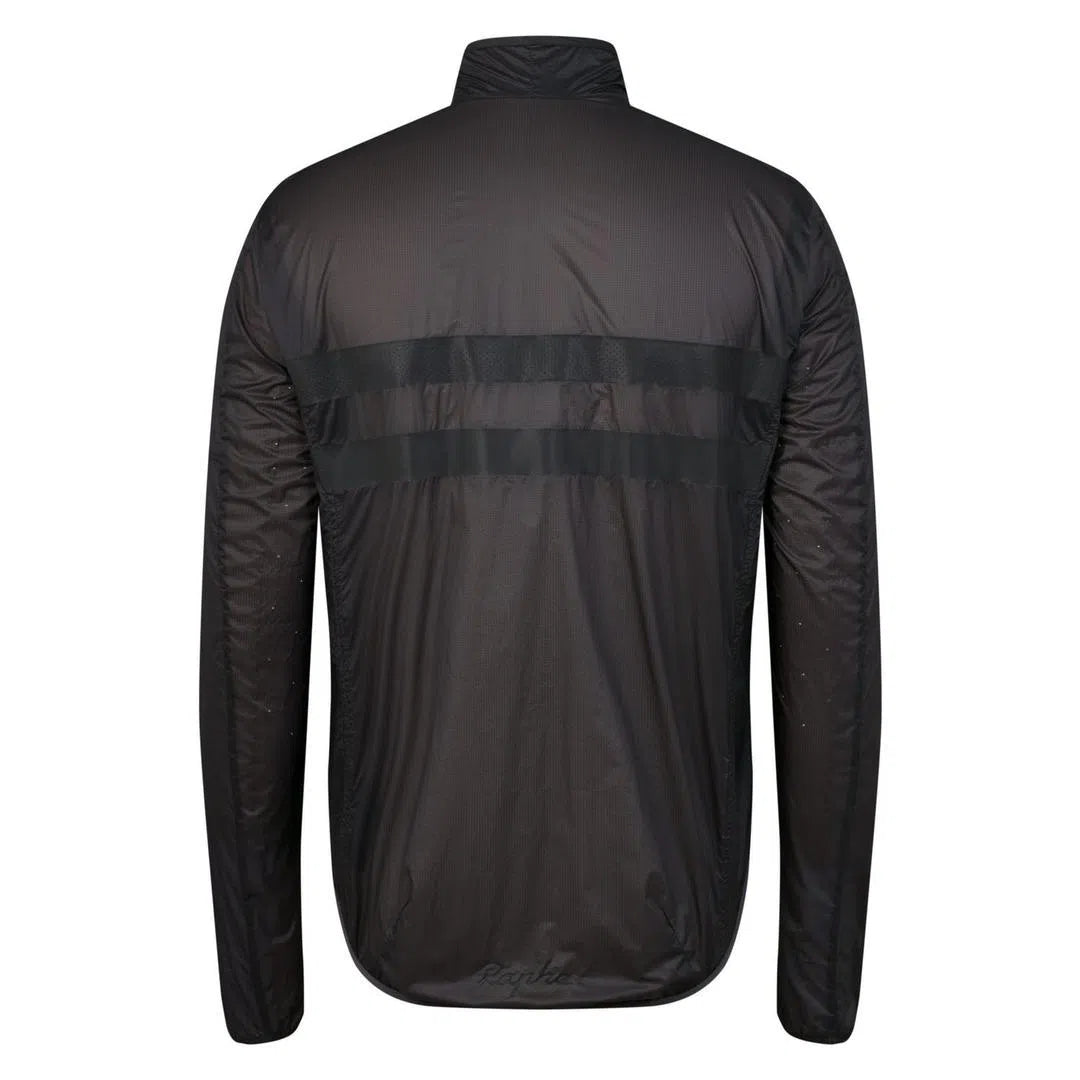 RAPHA Brevet Flyweight Wind Jacket - CBN Carbon Grey-Velodrom