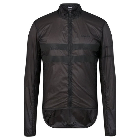 RAPHA Brevet Flyweight Wind Jacket Carbon Grey Default Velodrom Barcelona 