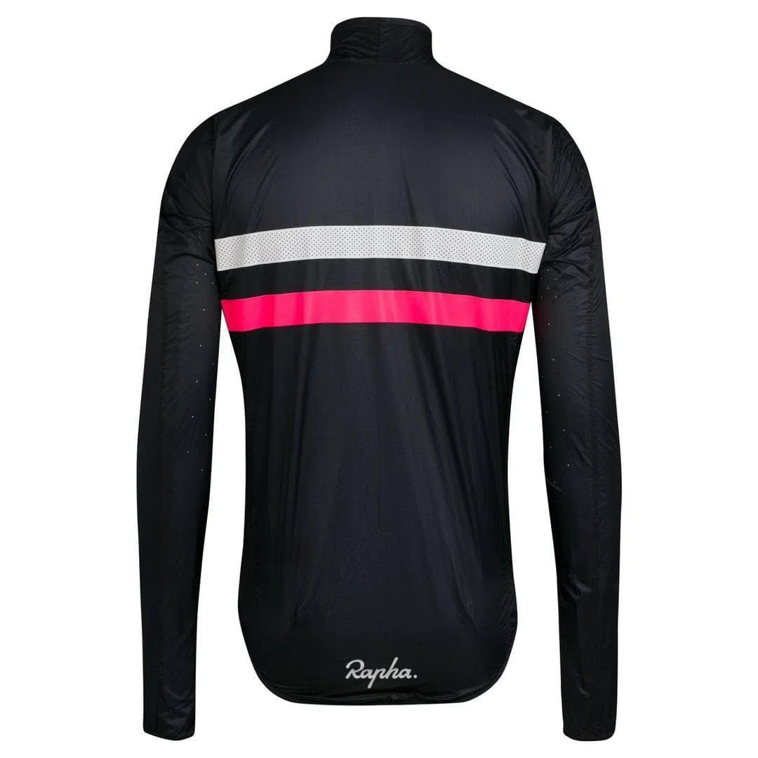 RAPHA Brevet Flyweight Wind Jacket Navy Default Velodrom Barcelona 