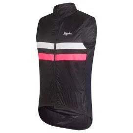 RAPHA Brevet Gilet - DNP Dark Navy/High Vis-Pink/White-Velodrom