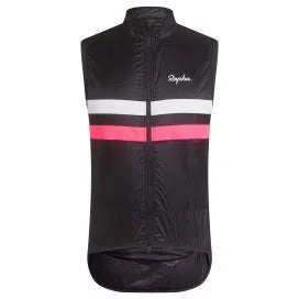 RAPHA Brevet Gilet - DNP Dark Navy/High Vis-Pink/White-Velodrom