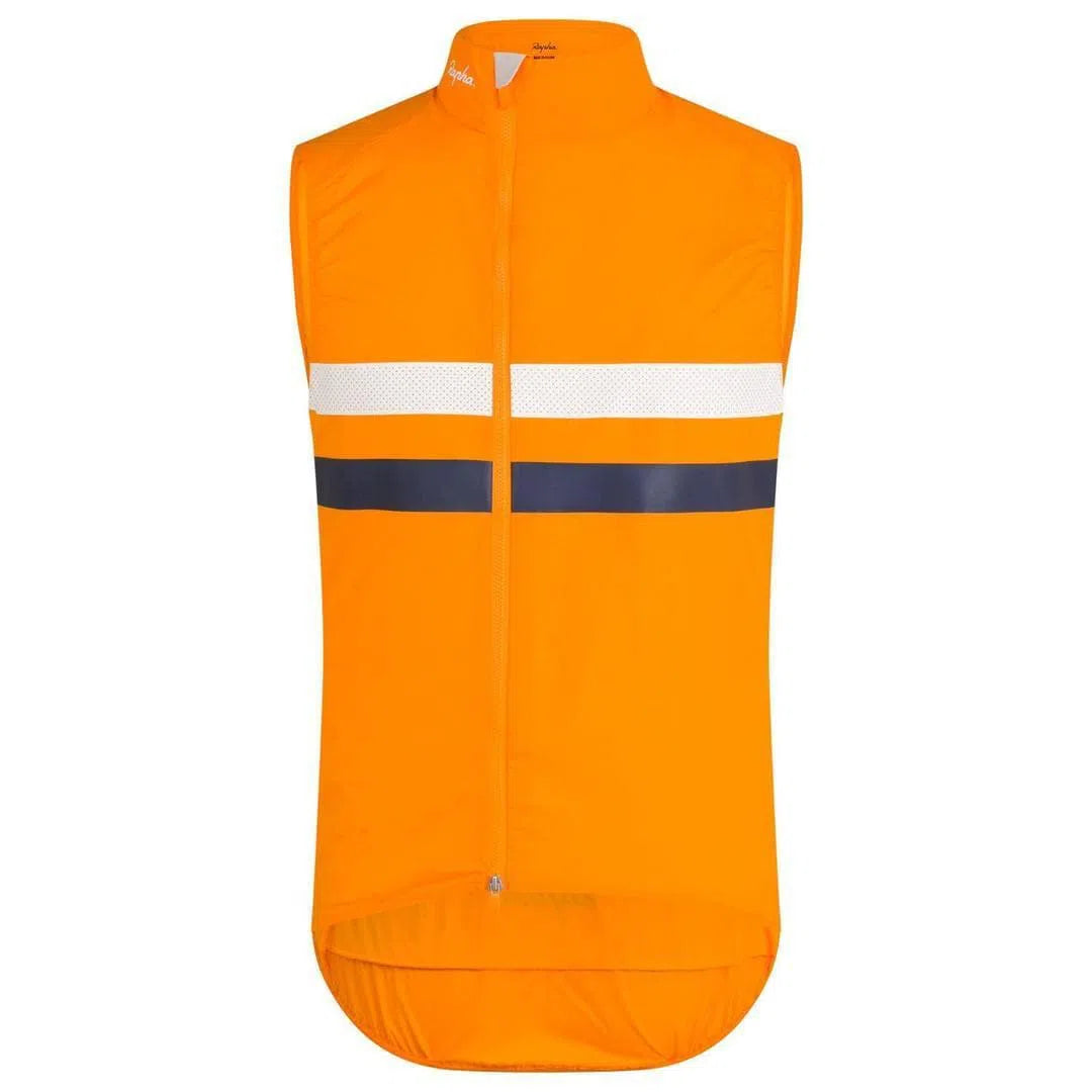 RAPHA Brevet Gilet with Pockets Orange Default Rapha 