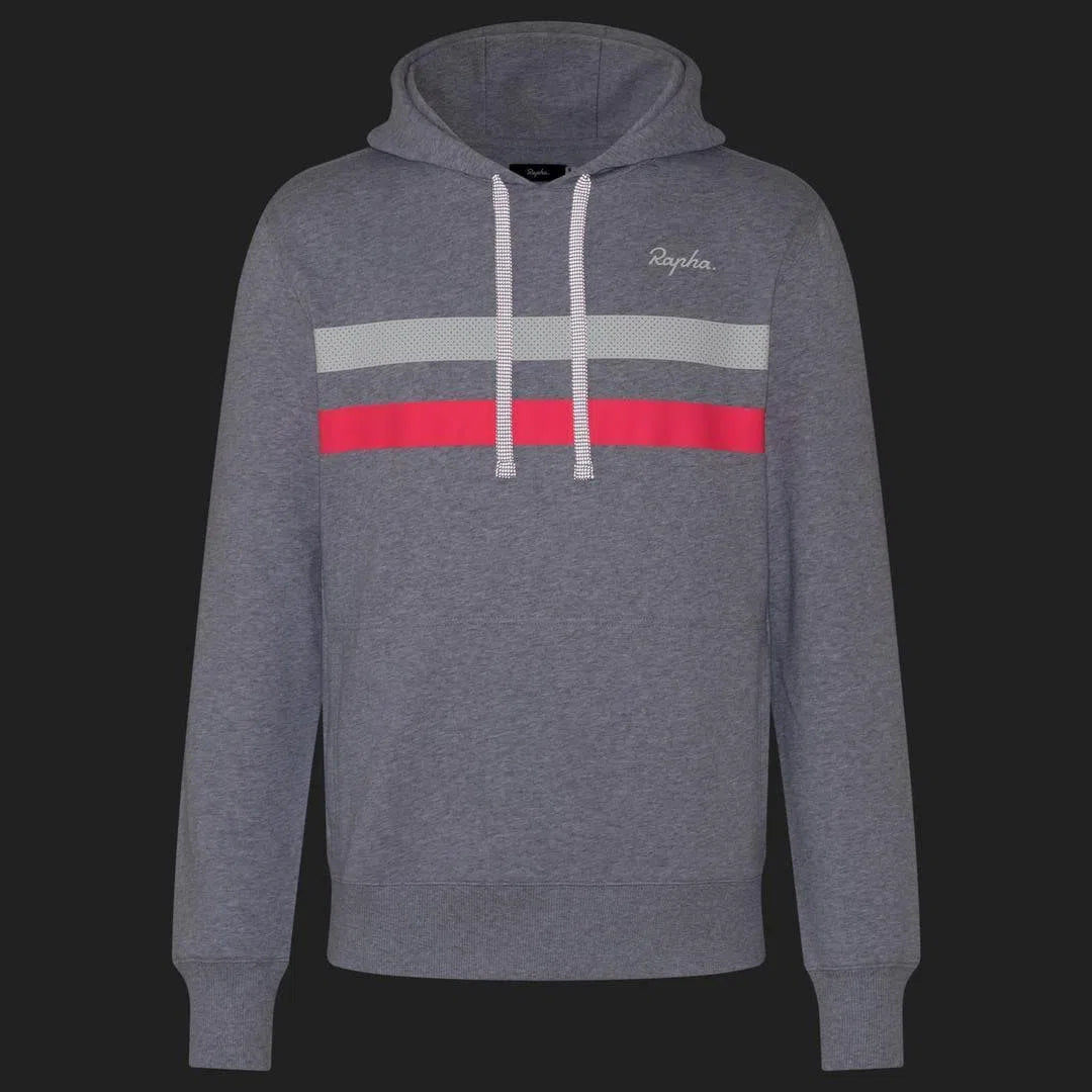 RAPHA Brevet Hoodie - GWP Grey Marl Default Rapha 