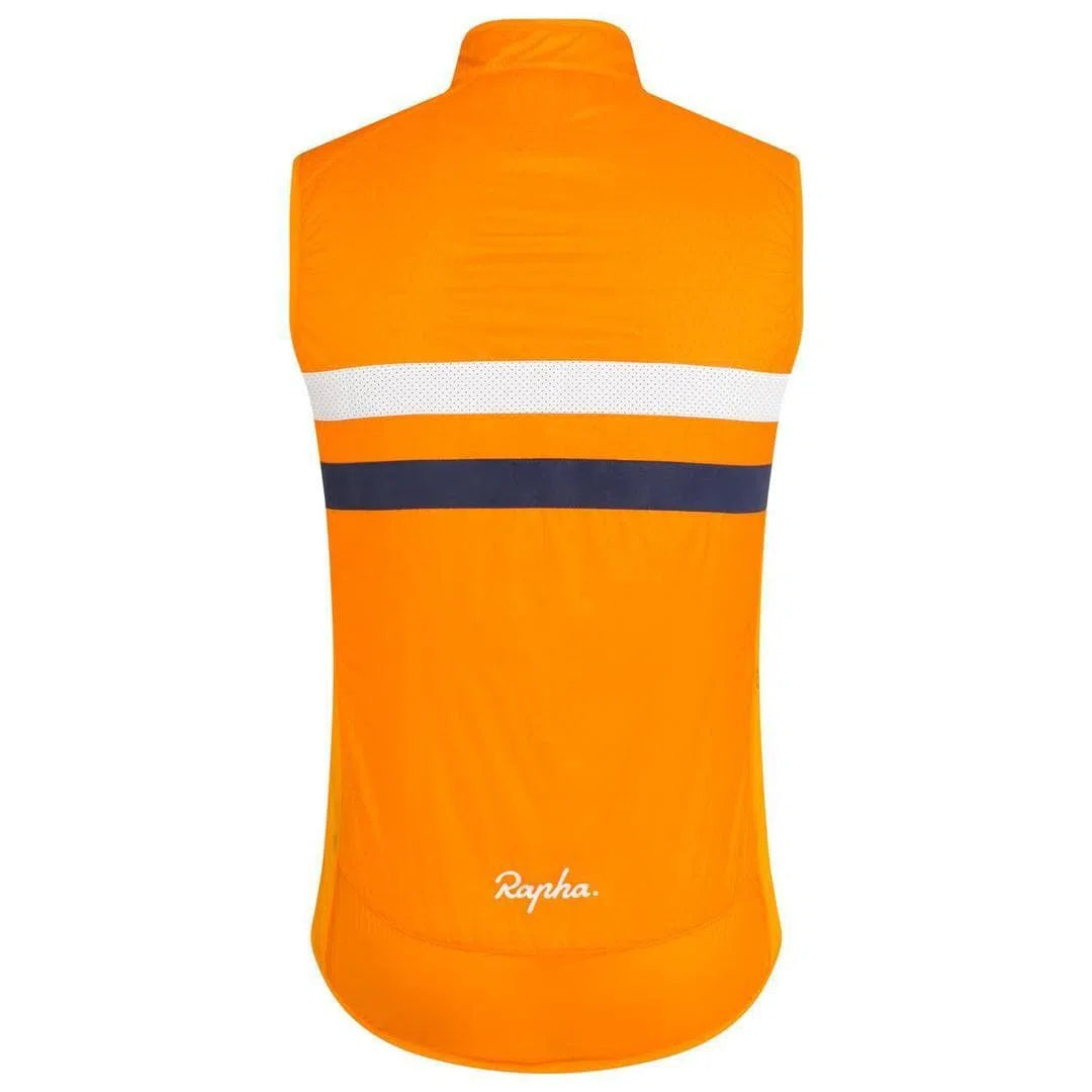 RAPHA Brevet Insulated GIlet - BMG Orange Default Velodrom Barcelona 