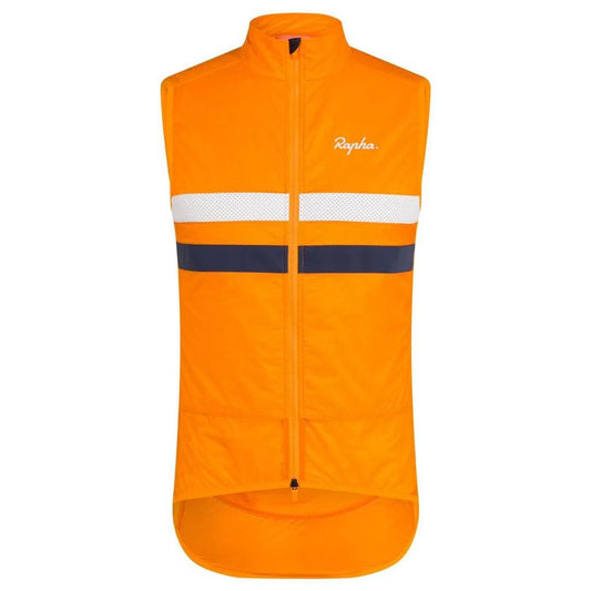 RAPHA Brevet Insulated GIlet - BMG Orange Default Velodrom Barcelona 