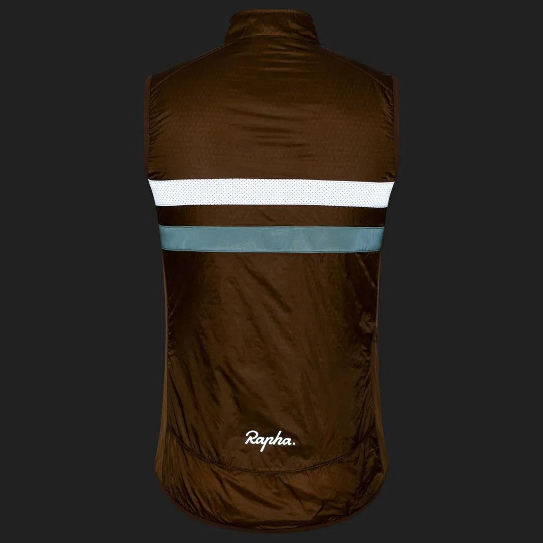 RAPHA Brevet Insulated Gilet - Brown-Velodrom