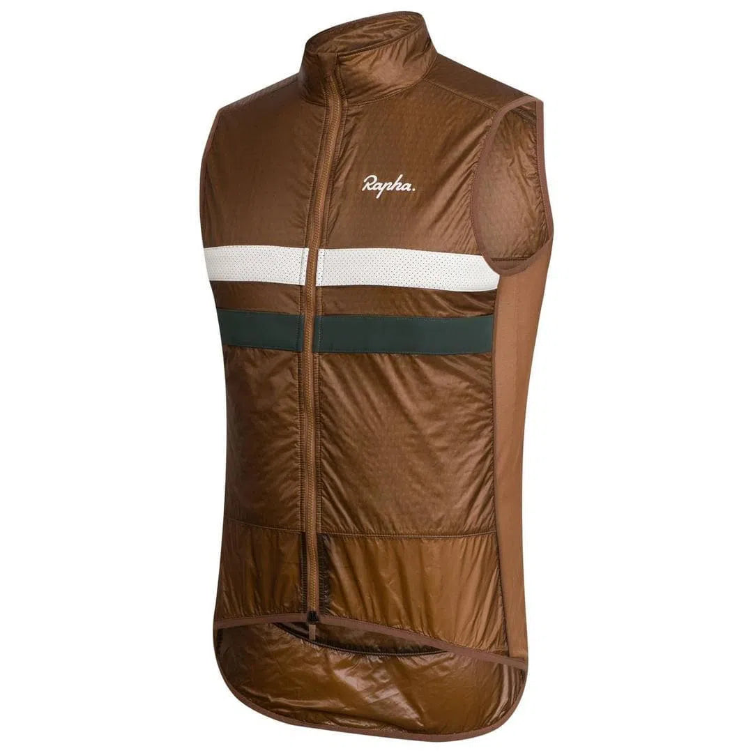 RAPHA Brevet Insulated GIlet - Brown Default Velodrom Barcelona 