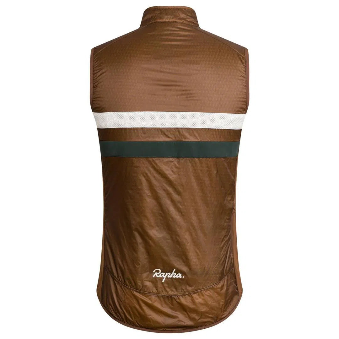 RAPHA Brevet Insulated Gilet - Brown-Velodrom