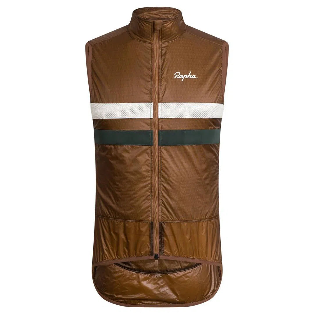 RAPHA Brevet Insulated Gilet - Brown-Velodrom