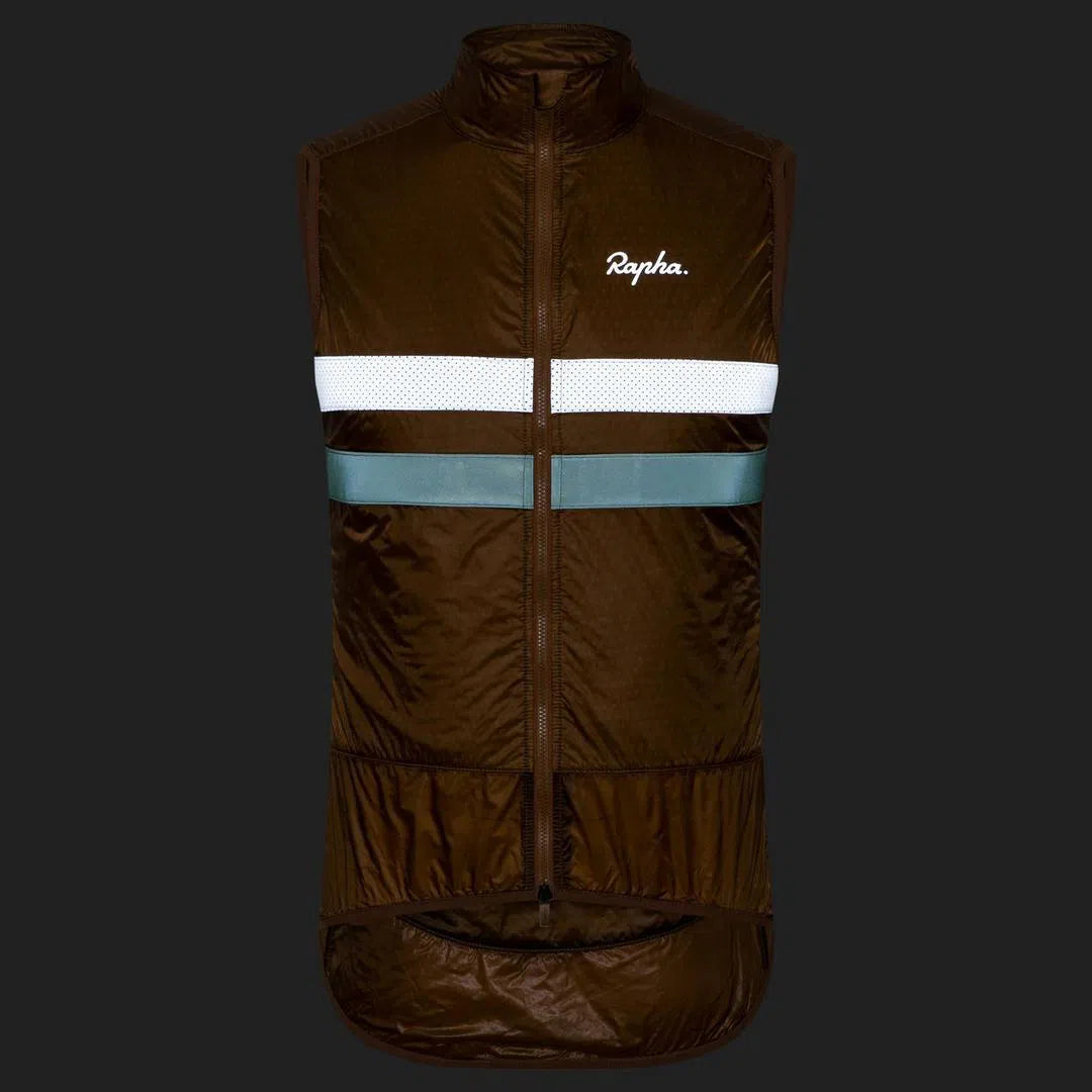 RAPHA Brevet Insulated Gilet - Brown-Velodrom