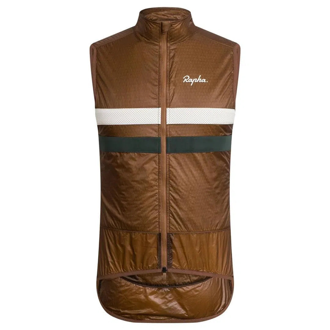 RAPHA Brevet Insulated GIlet - Brown Default Velodrom Barcelona 