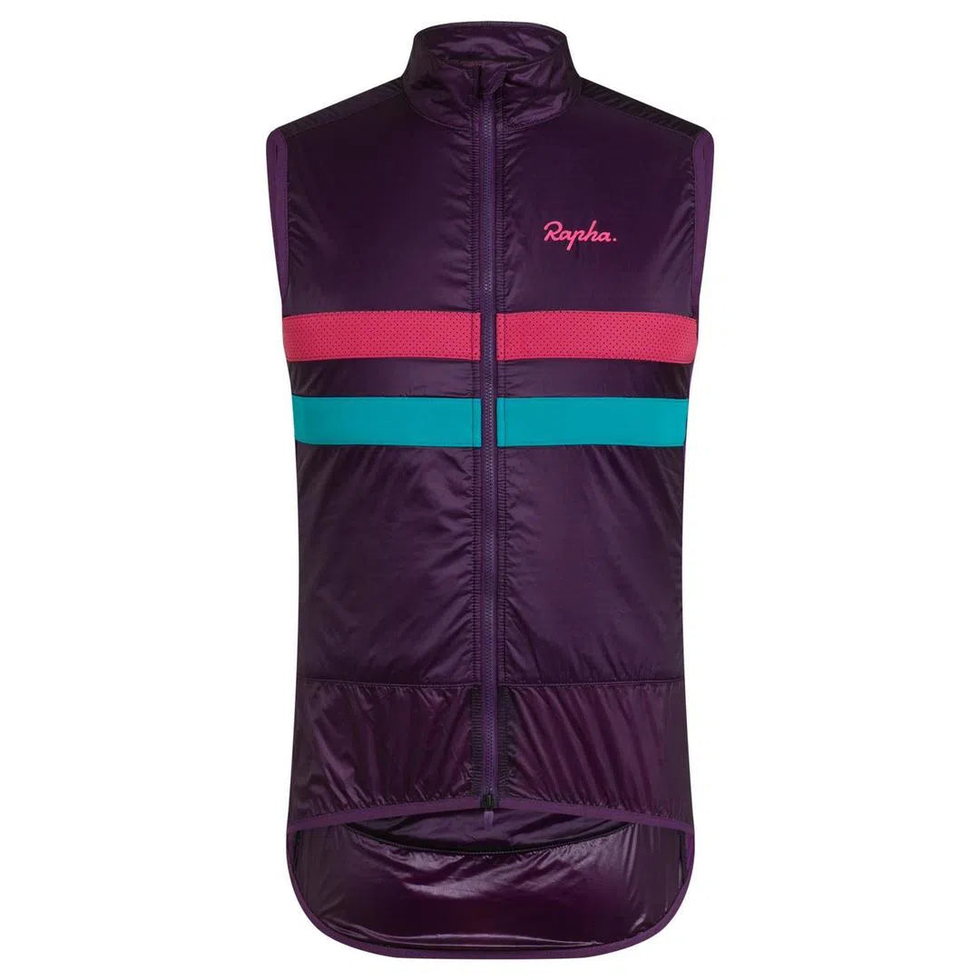 RAPHA Brevet Insulated Gilet - Purple-Velodrom