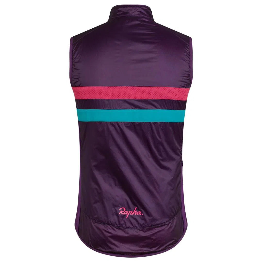 RAPHA Brevet Insulated Gilet - Purple-Velodrom