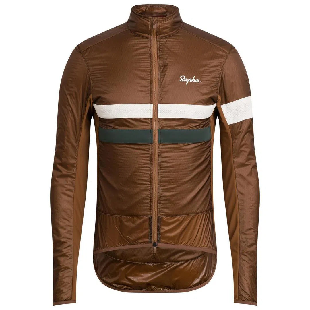 RAPHA Brevet Insulated Jacket - Brown EMP-Velodrom