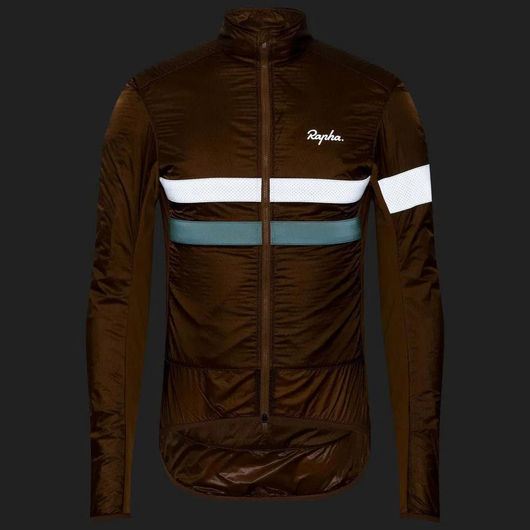 RAPHA Brevet Insulated Jacket - Brown Default Velodrom Barcelona 