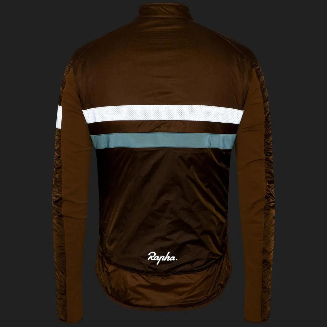 RAPHA Brevet Insulated Jacket - Brown EMP-Velodrom