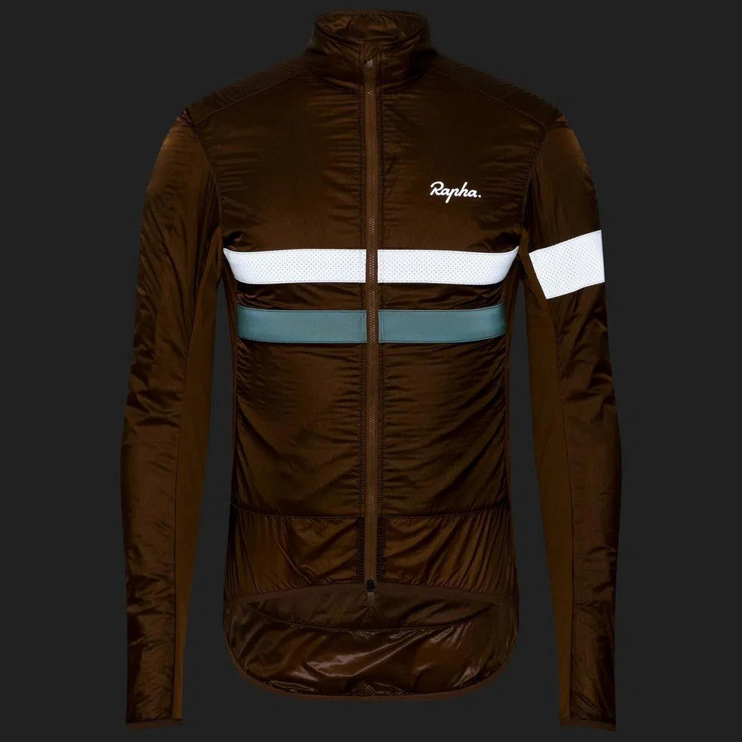 RAPHA Brevet Insulated Jacket - Brown EMP-Velodrom