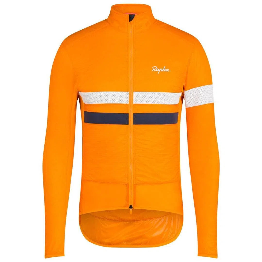 RAPHA Brevet Insulated Jacket - Orange Default Velodrom Barcelona 