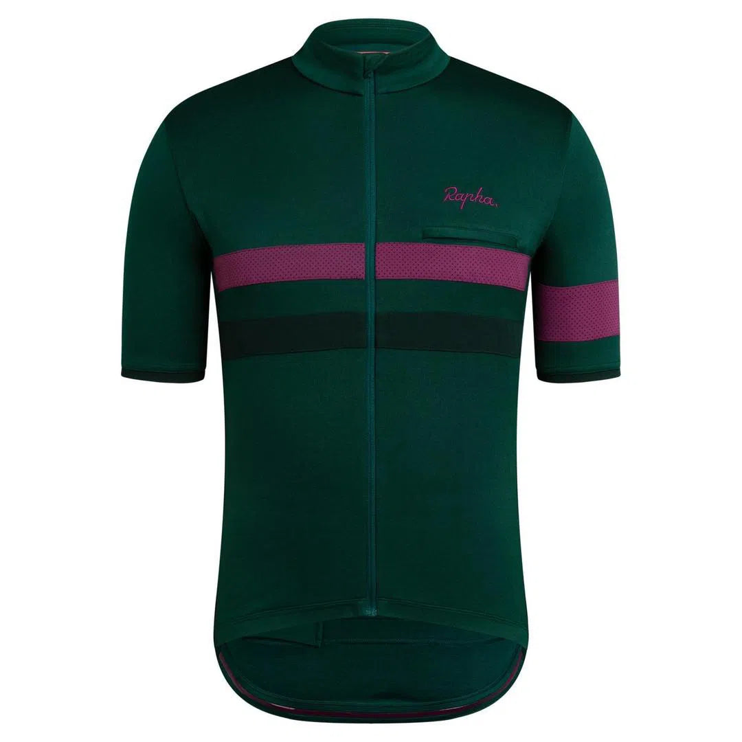 RAPHA Brevet Jersey - BGR Green-Velodrom