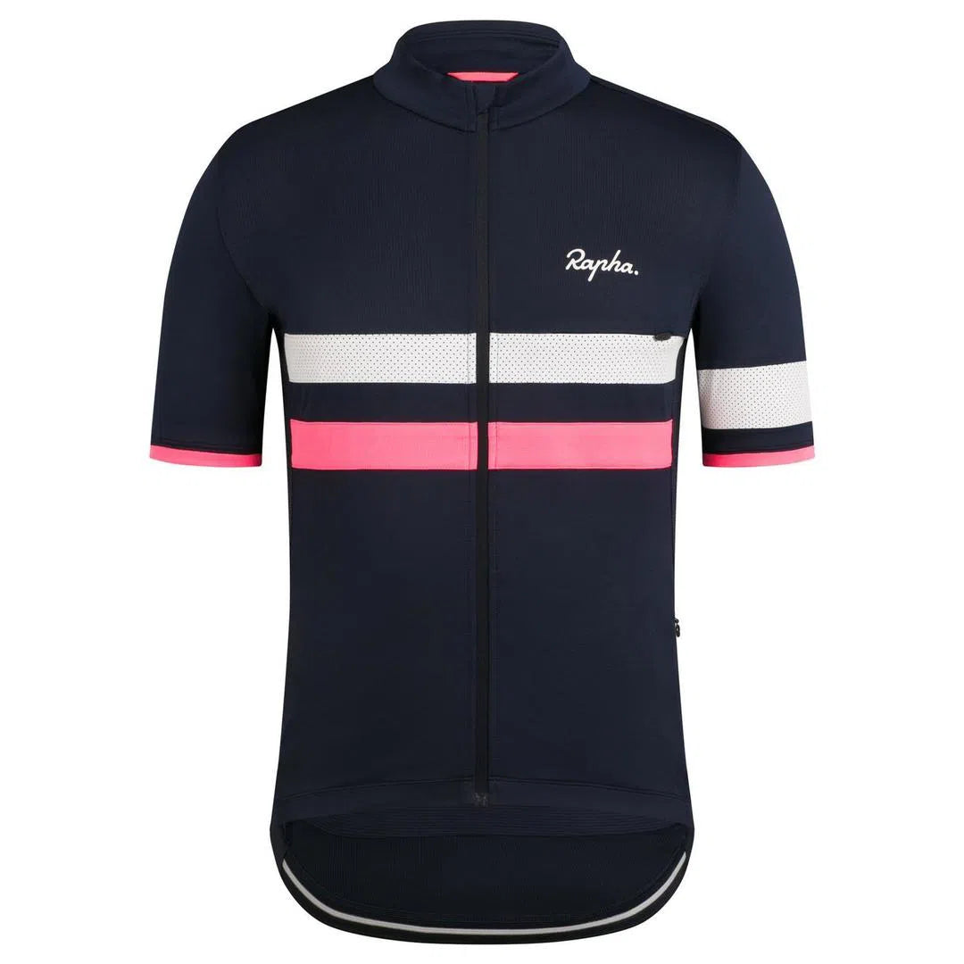 RAPHA Brevet Lightweight Jersey - DNY Navy-Velodrom