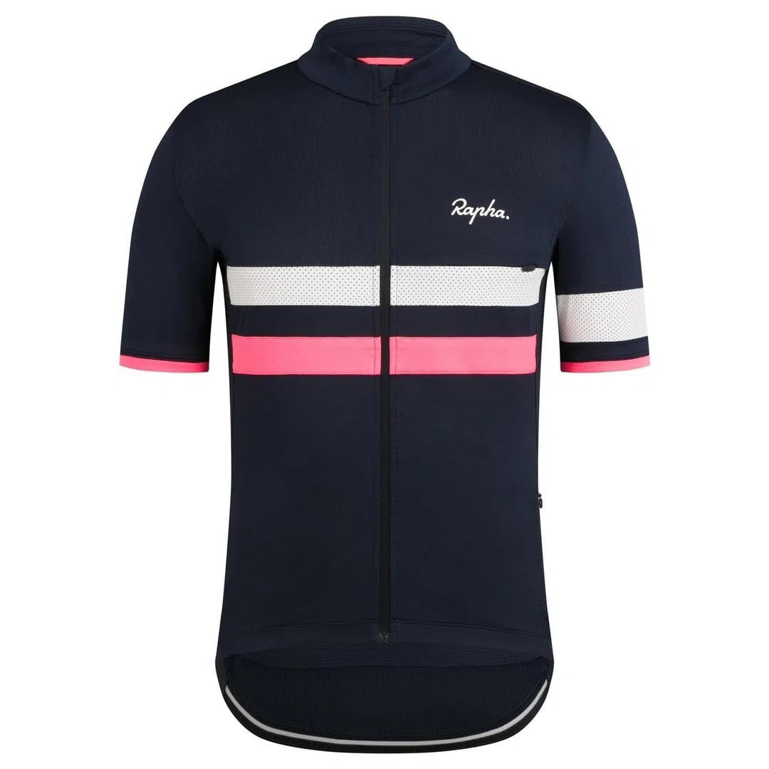 RAPHA Brevet Lightweight Jersey - DNY Navy-Velodrom