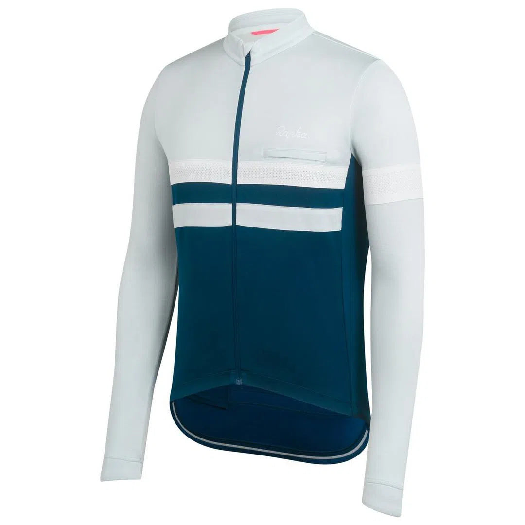 RAPHA Brevet Long Sleeve Jersey - IFL Grey-Velodrom