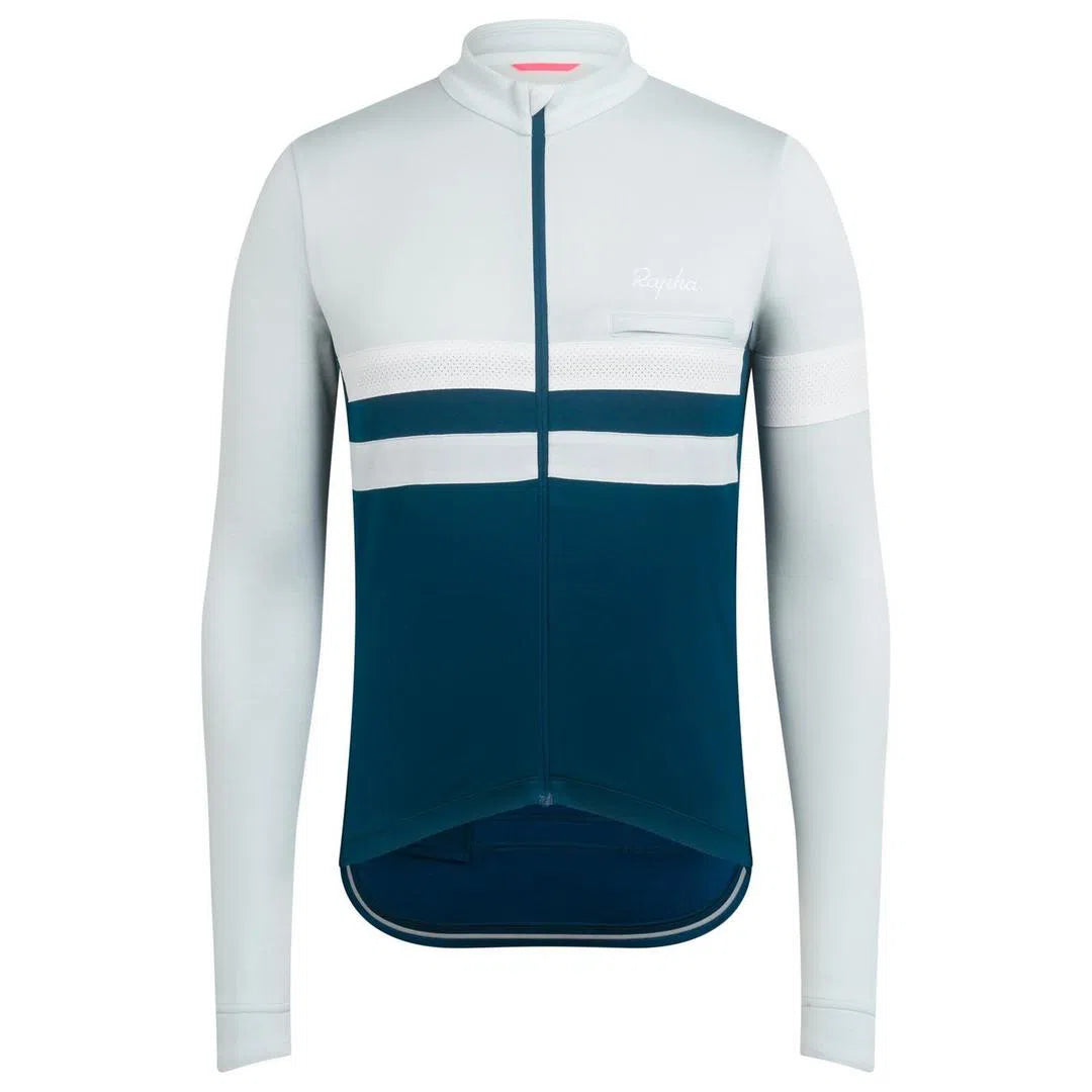 RAPHA Brevet Long Sleeve Jersey - IFL Grey-Velodrom