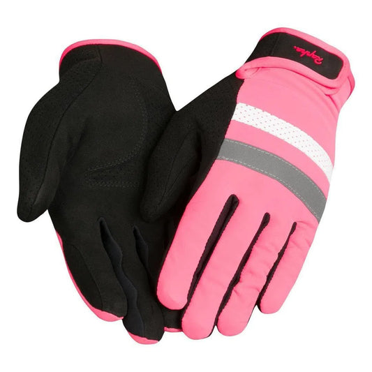 RAPHA Brevet Reflective Gloves - HVP Pink Default Velodrom Barcelona 